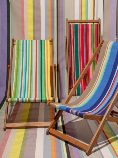 French Stripe Deckchairs