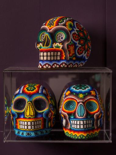Mexican Beaded Skull
