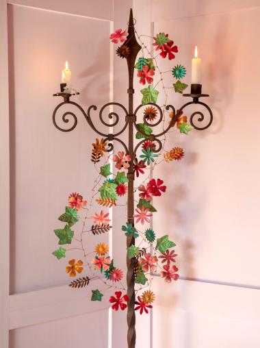Floral Metal Garland