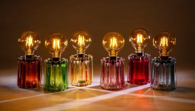 Glass Battery Lamps