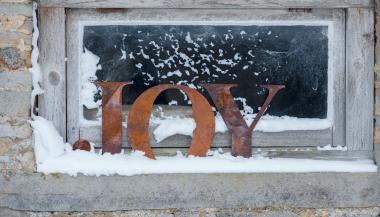 Rusty Metal Letters