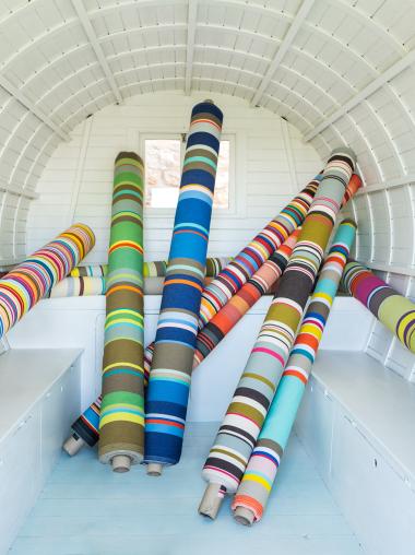 French Stripe Wide Fabric