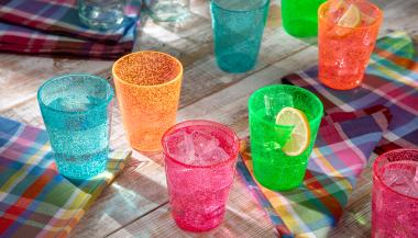Acrylic Fluro Bubble Glass