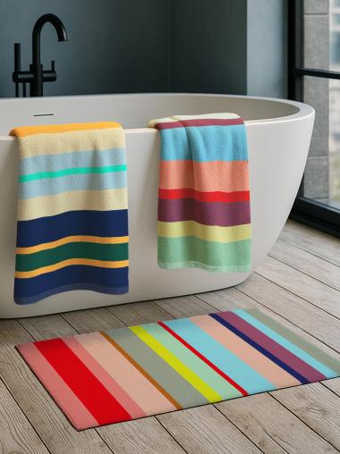 Tropical Stripe Towels