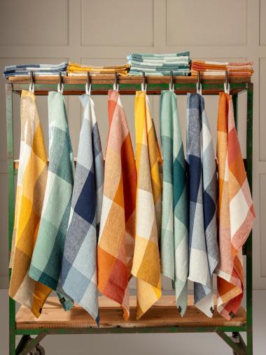 Giant Check Tea Towel