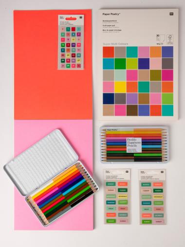 Multicoloured Stationery