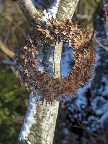 Rusty Maple Wreath