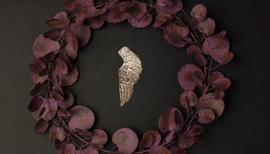 Pressed Silver Wing