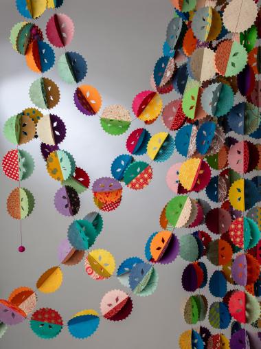 Multicoloured Paper Garlands