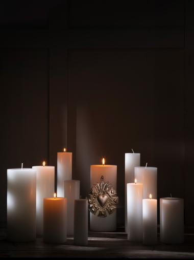 Ivory Altar Candles