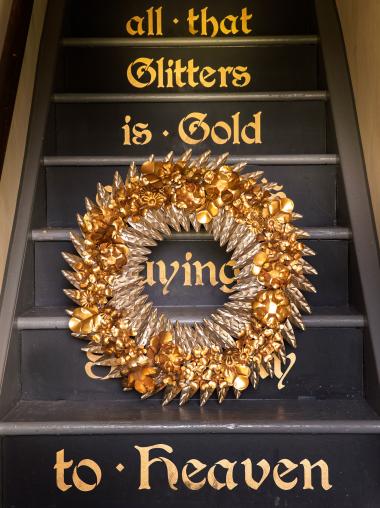 Pressed Metal Wreath