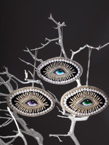 Embroidered Velvet Decorations