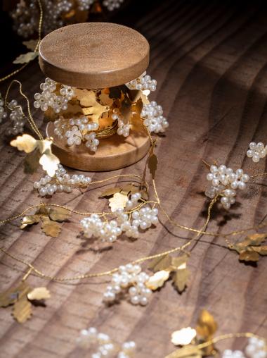 Garlands On Wooden Spools